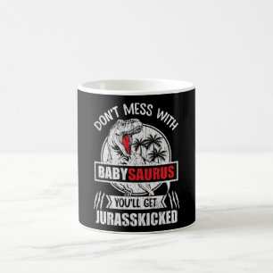BabySaurus Funny Dinosaur Baby Family Kids Gift Coffee Mug