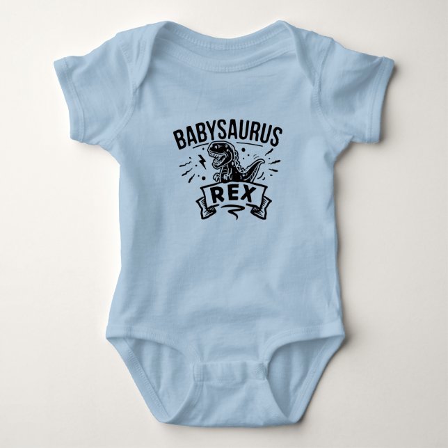 Babysaurus Rex Baby Bodysuit (Front)