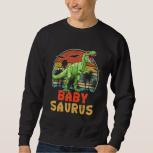 Babysaurus Rex Dinosaur Family Matching Sweatshirt