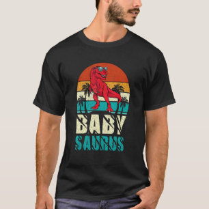 Babysaurus T Rex Dinosaur Baby Saurus Matching Fam T-Shirt