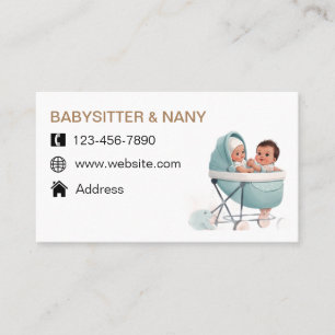 babysitter and Nany Business Card