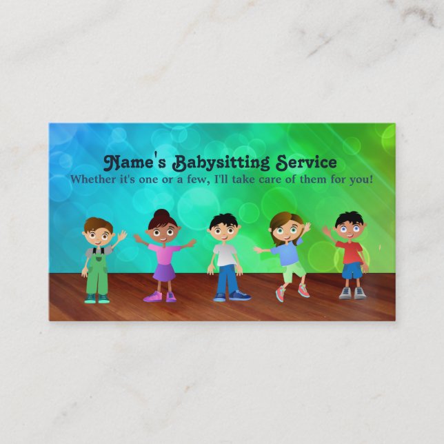 Babysitter Business Cards (Front)