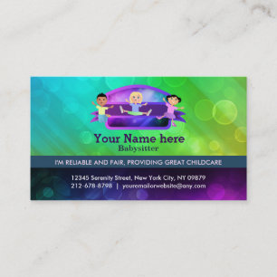 Babysitter Business Cards