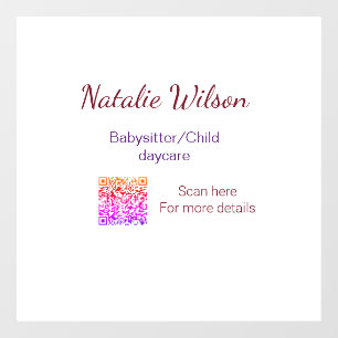 Babysitter child daycare nanny add name details q 