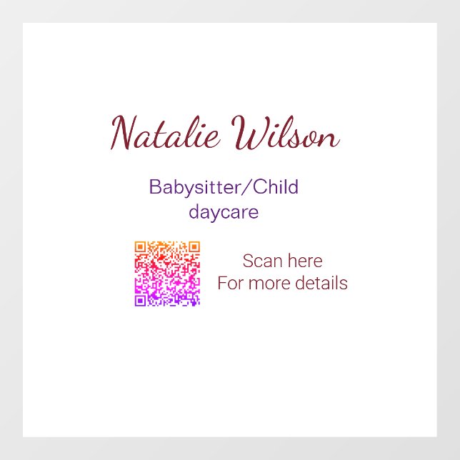 Babysitter child daycare nanny add name details q  (Sheet)