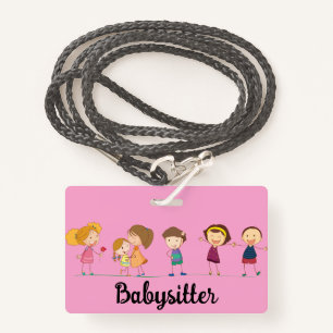 Babysitter ID Badge