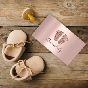 Babysitter Nanny Professional Child Daycare Feet Business Card