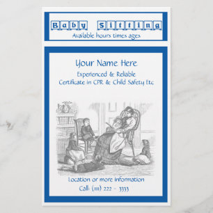 Babysitting and Child Care Flyer