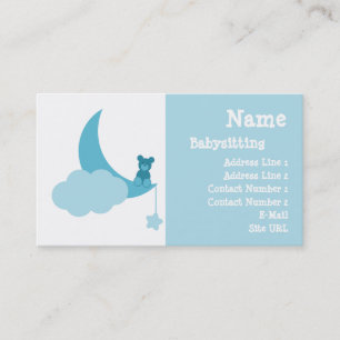 Babysitting Business Card