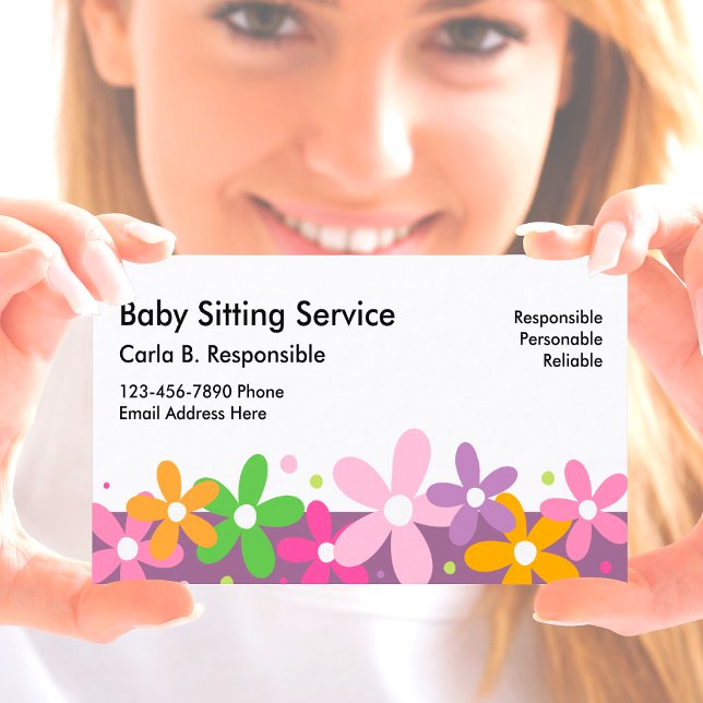 Babysitting Business Cards (Creator Uploaded)