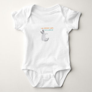 BabyThank you MOM & DAD-I am so cute- T  Baby Bodysuit