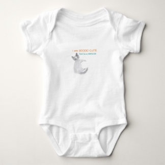 BabyThank you MOM & DAD-I am so cute- T  Baby Bodysuit