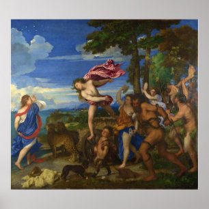 Bacchus and Ariadne by Titian Poster