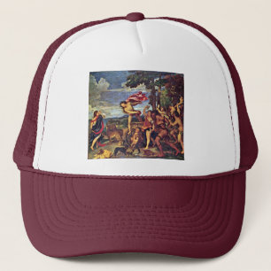 Bacchus And Ariadne " By Tizian (Best Quality) Trucker Hat