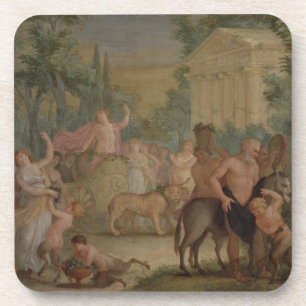 Bacchus and Ariadne (oil on canvas) 2 Coaster