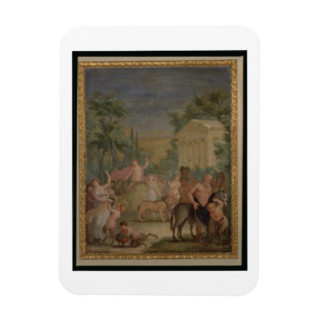 Bacchus and Ariadne (oil on canvas) 2 Magnet (Vertical)