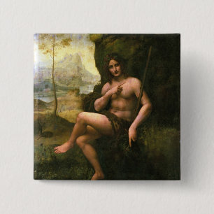 Bacchus, c.1695 (oil on canvas) 15 cm square badge