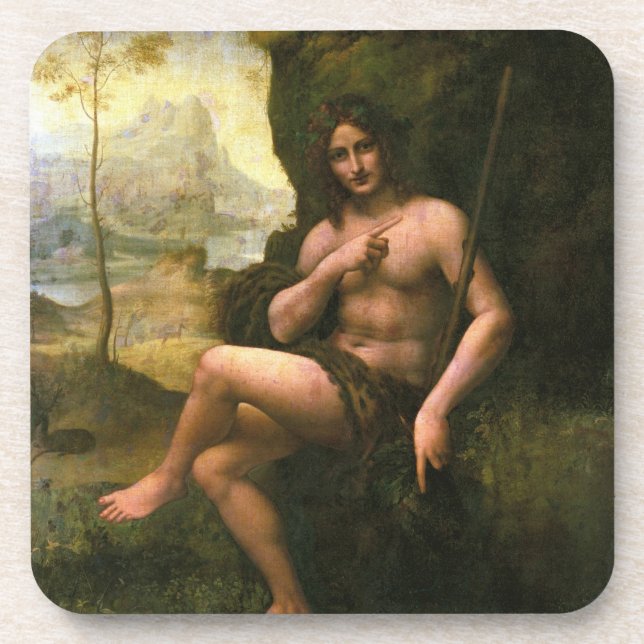 Bacchus, c.1695 (oil on canvas) coaster (Front)
