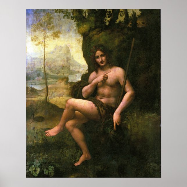 Bacchus, c.1695 (oil on canvas) poster (Front)