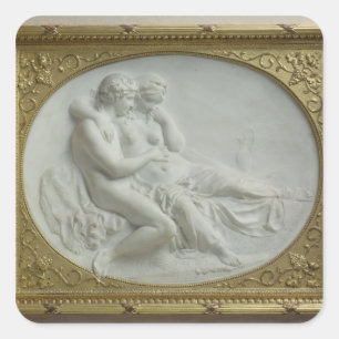 Bacchus comforting Ariadne, 1793 Square Sticker