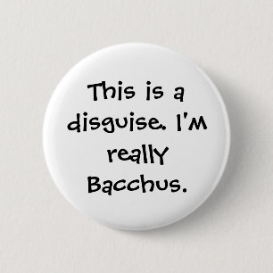 Bacchus Costume 6 Cm Round Badge