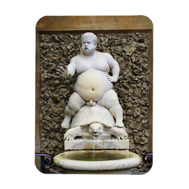 Bacchus Fountain Magnet (Vertical)