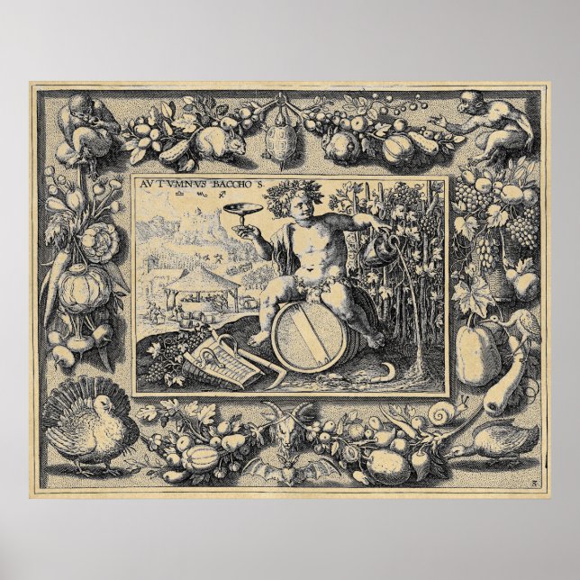 Bacchus God of Wine Poster (Front)