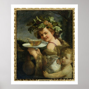 Bacchus (oil on canvas) poster