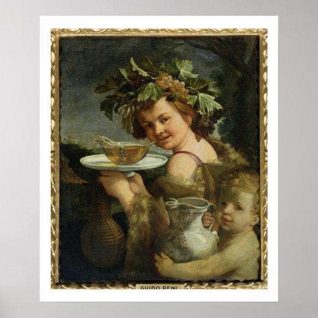 Bacchus (oil on canvas) poster (Front)