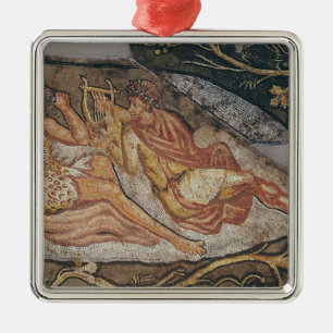 Bacchus Reclining, detail Metal Ornament