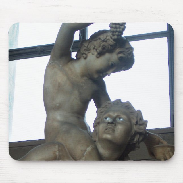 Bacchus Statue in Rome Mousepad (Front)