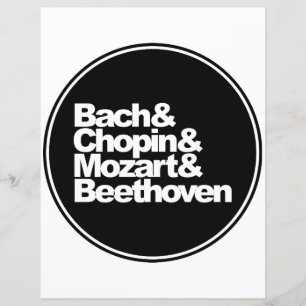 Bach and Chopin and Mozart and Beethoven