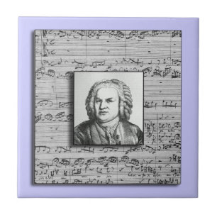 Bach Baroque Music Ceramic Tile