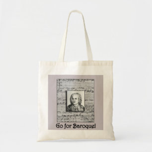 Bach Baroque Music Tote