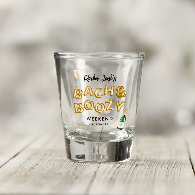 Bach & Boozy Bachelorette Weekend Shot Glass (Creator Uploaded)