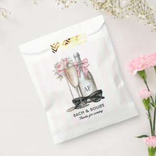 Bach & Boujee Monogram Chic Bachelorette Favour Bag