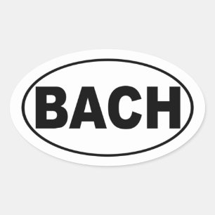 Bach Bumper Sticker