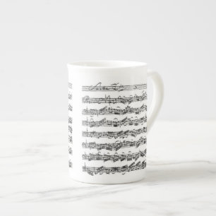Bach Cello Suite Bone China Mug