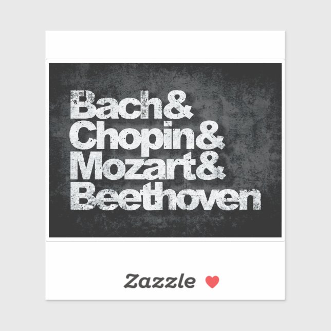Bach Chopin Mozart Beethoven Classical Music (Sheet)