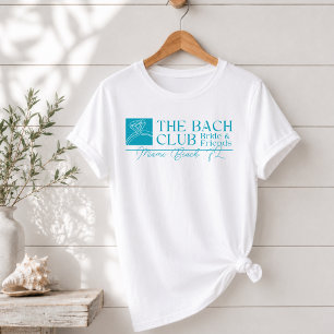 Bach Club Modern Blue Bachelorette T-Shirt