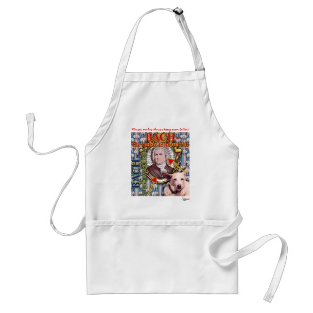 Bach in the Kitchen Standard Apron (Front)