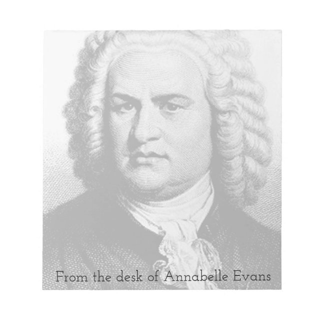 Bach Notepad (Front)