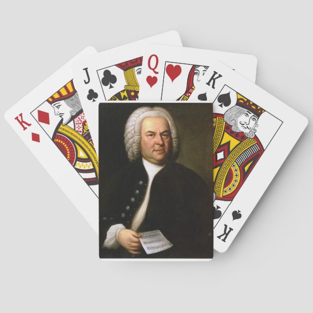 bach playing cards (Back)