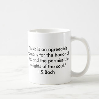 Bach Quote Coffee Mug