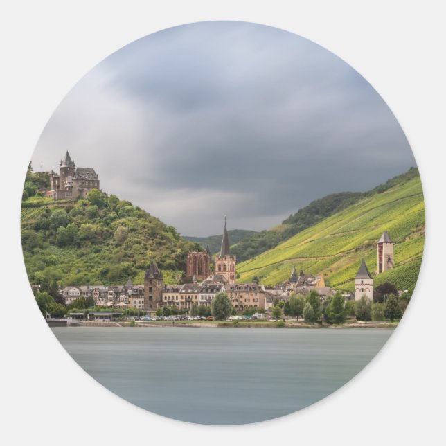 Bacharach Germany Classic Round Sticker (Front)