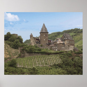 Bacharach, Germany, Stahleck Castle, Schloss Poster