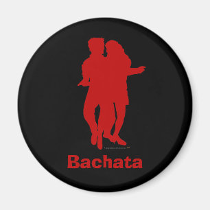 Bachata Bachata Dancers Silhouette Custom Magnet