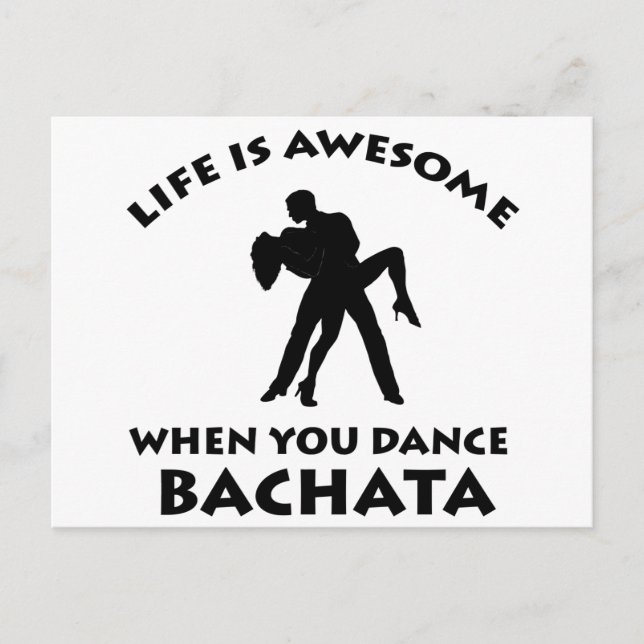 bachata design postcard (Front)