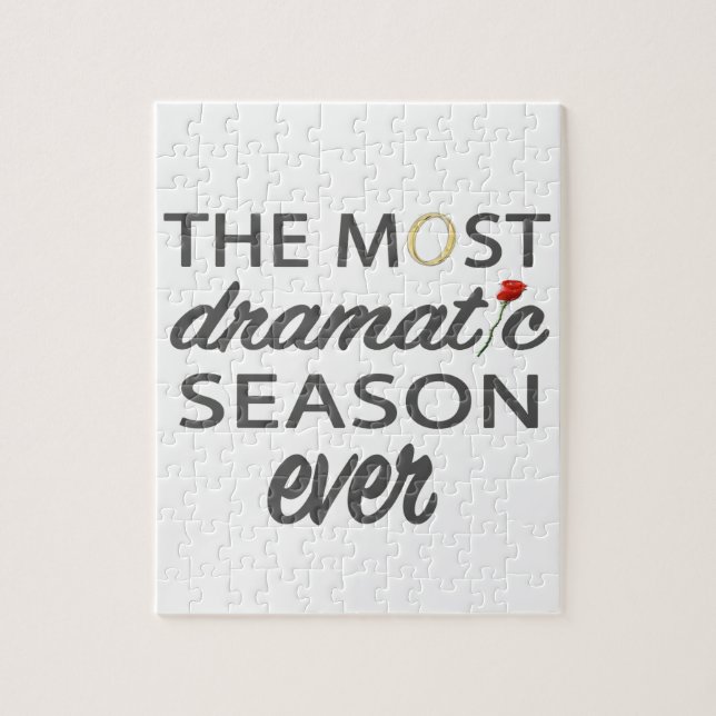 Bachelor Bachelorette Most Dramatic Season Ever Jigsaw Puzzle (Vertical)