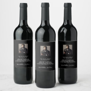 Bachelor black fun facts bio friends photo wine label